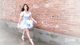 Watching Emmy Rossum strut around in a frilly little princess outfit really does it for me