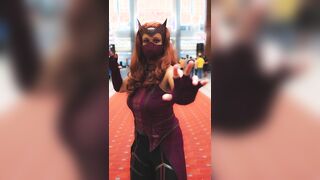 Scarlet Witch by sking.cosplay and video by kitokoart