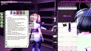 My Lust Wish - Secret Store and Public Masturbation (in-game)