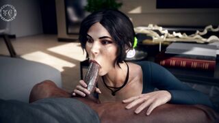 Lara sucking dick (Th3Celtic) [Tomb Raider]