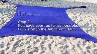 Install a carbon fiber beach tent!