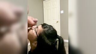 Giving wife a quick facial