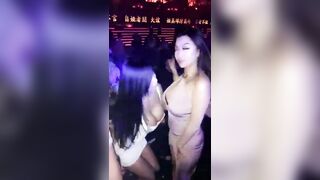 Vicky felt up in a club
