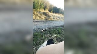Riding some dick right next to the trail. Some bikers came by right after I pulled my pants back up [OC]
