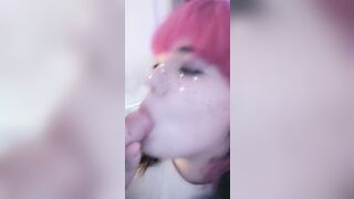 Full video of my GF sucking my cock