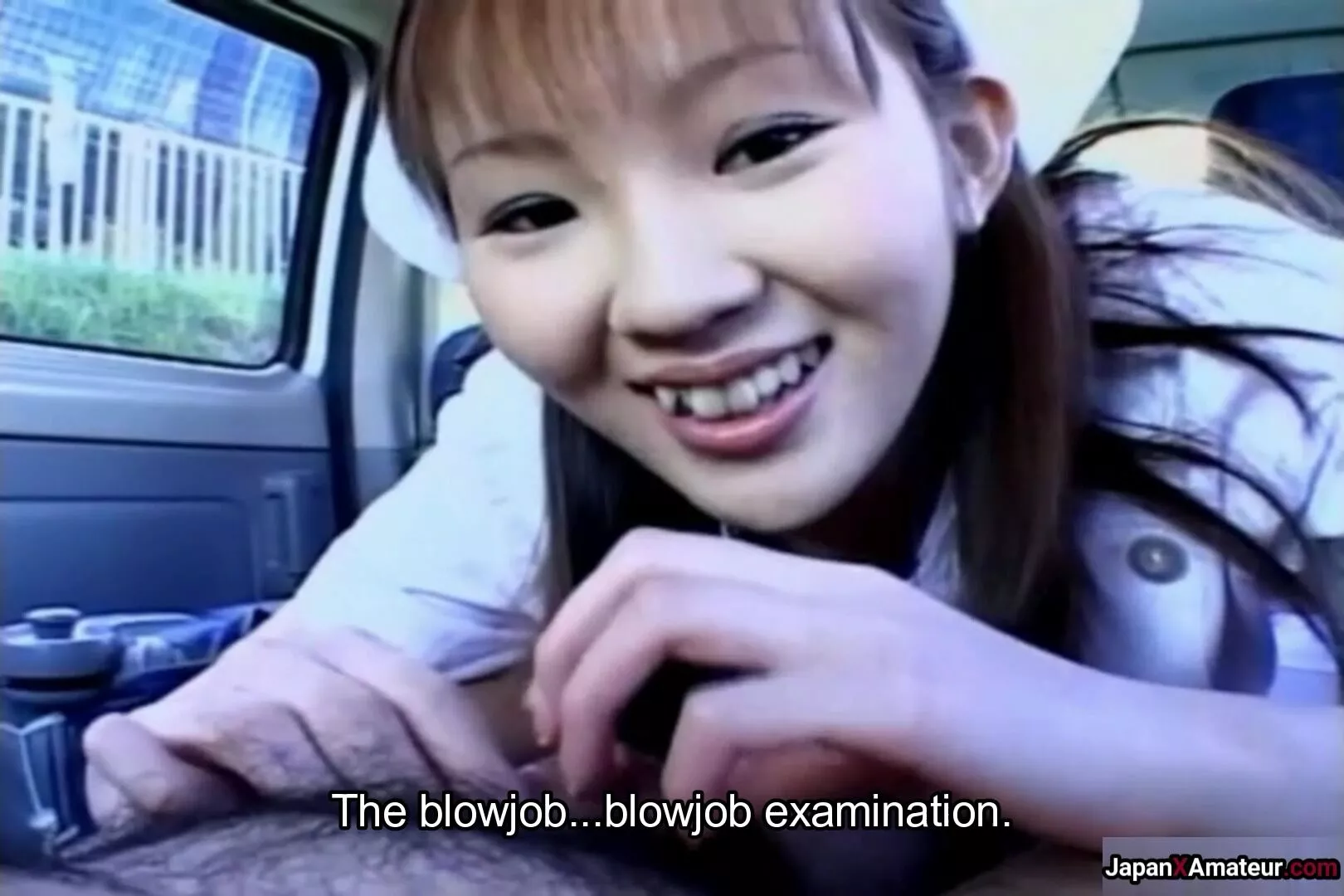Japanese Nurse Giving A Blowjob Examination In A photo