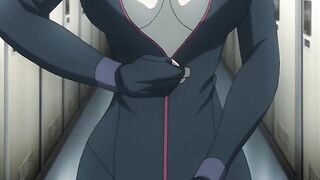 Makina suit up on the last day of her job. (Deadman Wonderland)