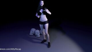 KittyMocap - Goth Dance Motion Capture by Real girl