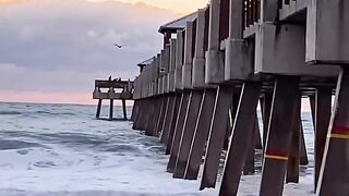 Sunrise at Juno Beach pier, Florida