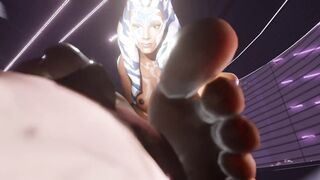 Ahsoka handjob and face stepping (Zmsfm)