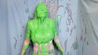 genevieve rene gets demolished by green slime mad lovers cosplay