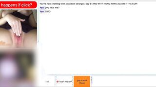 Omegle squirting teen, natural tits. Made me cum hard <3