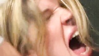 White woman screaming and getting roughly fucked by bbc on couch