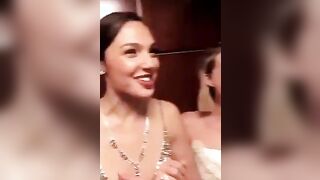 A drunk/horny Gal Gadot and Margot Robbie taking you back up to their hotel room for a threesome