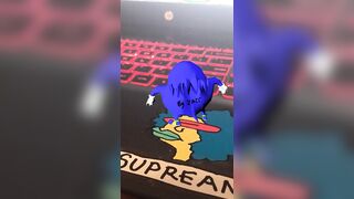 Sonic dancing to Lil Pump