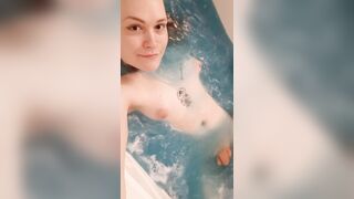 Bath bomb fun time! w/ Aurora Avale [X-post from /r/tgirls]
