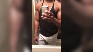 Bulging in gym shorts post lift