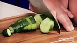 That's a long cucumber