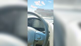 Jacking at a busy truckstop with my window down (33)