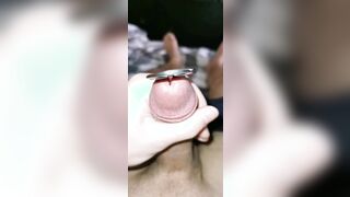 Precum from sounding 25M