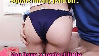 Do weighted squats daily sissy and get a bubble butt like this for daddy... [CONTENT REQUEST]