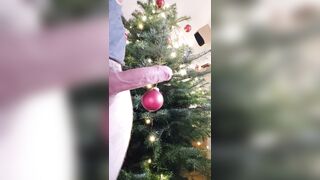 I know you asked me to give you a "hand" dressing the tree but...