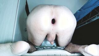 I gape like this on the spot so you can fuck me dry