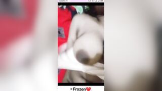 Massive tits teen dirty talking and showing everything on video call