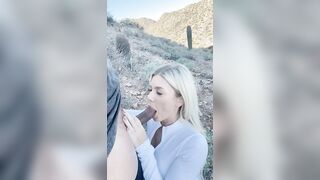 Nothing beats a blowjob while hiking