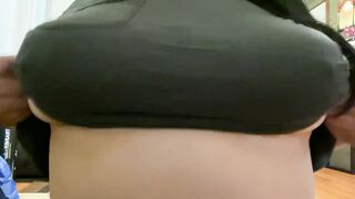 Titty Drop. Would you suck on these sensitive nipples?