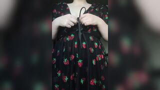 which is cuter: the dress or my tits? ????????