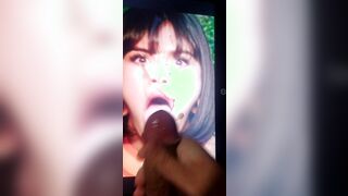My first cum tribute for selena gomez ????