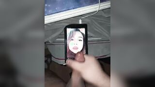 Pokimane Facial Cumtribute - lots of ropes