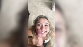 Making a good day even better by making him cum all over my face ????
