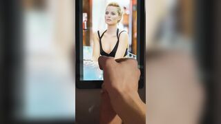 My Margot Robbie cum video