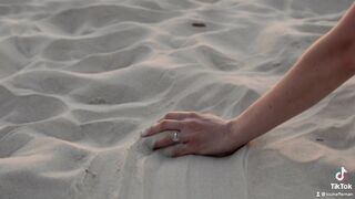 Put your hands in the sand. Beach therapy.❤️