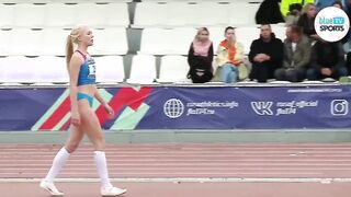 18 year old Russian track and field athlete Polina Parfenenko