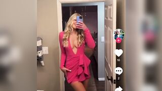 Tight dress blonde