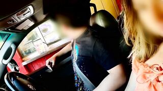 [Dared by {up4fun1}] To go through the Drive-Thru with a sheer top [F]or fun!