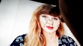 HUGE LOAD FOR MY GODDESS TAYLOR SWIFT ''NEW CUM TRIBUTE''