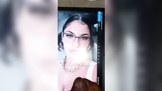@ash.kaashh slut with glasses squirted by my black pipe