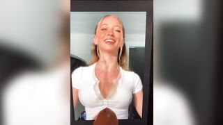 Sophia Diamond covered in Huge Load