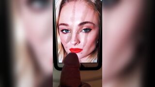 sophie turner facial