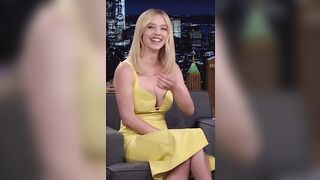 Sydney Sweeney's plots on Jimmy Fallon