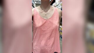 Hope you enjoy my braless saunter through the grocery store